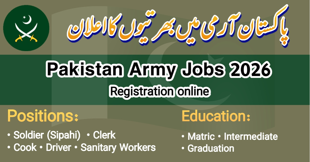 Pak Army Jobs 2026