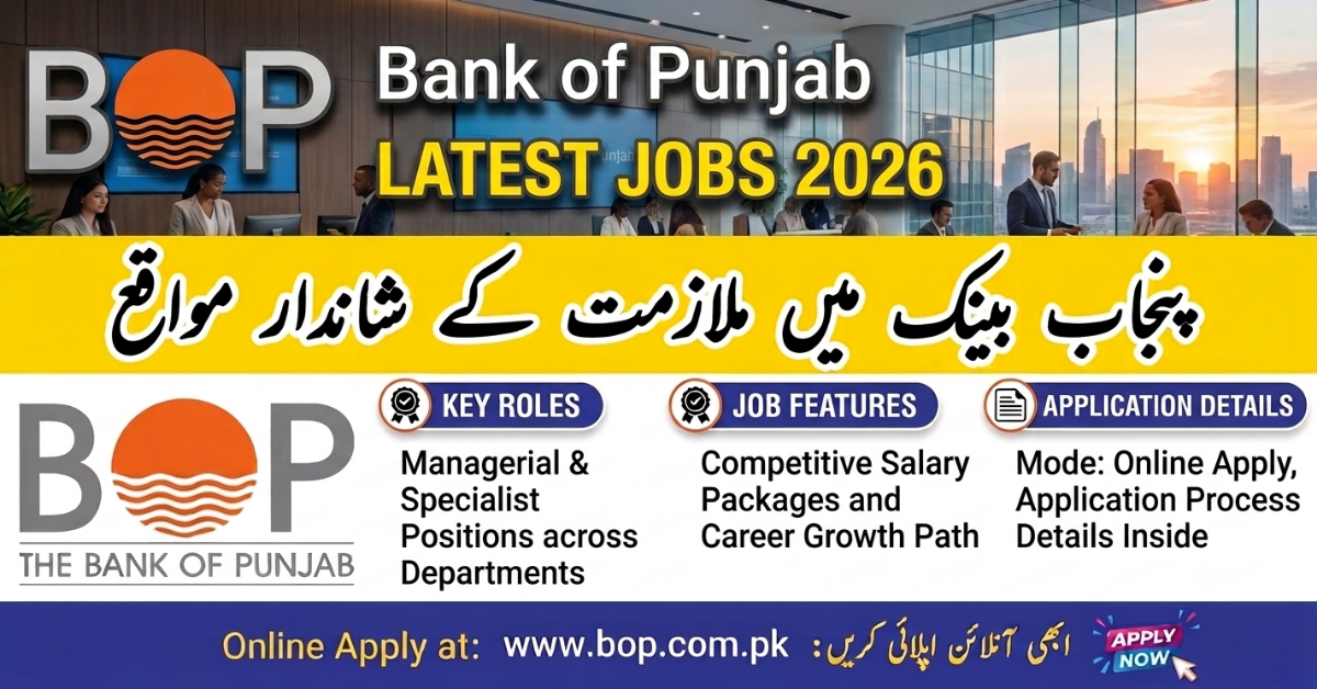 Bank of Punjab Jobs 2026