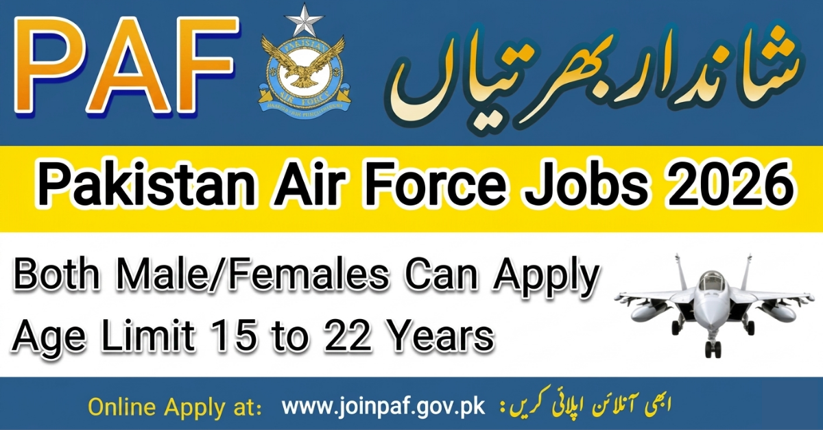Pakistan Air Force Jobs 2026